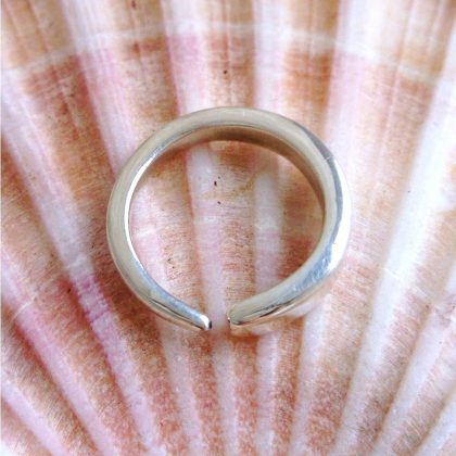 Unique sterling silver ring made from a hallmarked antique fork